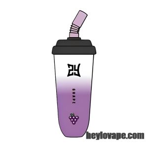 Zhuiyun Mini Cup E-cigs Indiúscartha 6800 Puff # Fíonchaor