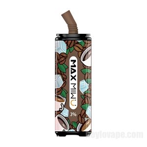 Max Miwu Coke Tin E-cigs Indiúscartha # Raw Coconut Latte 3600 Puff 600mah