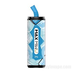 Max Miwu Coke Tin E-cigs Indiúscartha # Snow Mountain Oighear 3600 Puff