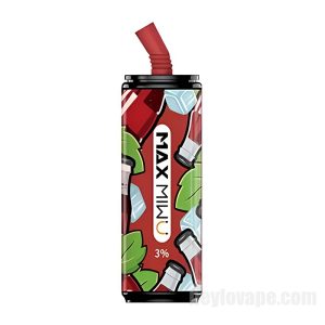 Max Miwu Coke Tin E-cigs Indiúscartha # Oighear Cola 3600 Puff 12ml