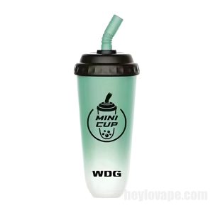 Wdg Mini Cup E-cigs Indiúscartha 5000 Puff # Jasmine Glas Tae 600mah