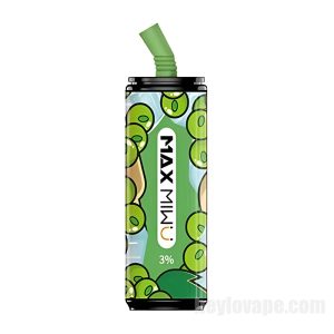 Max Miwu Coke Tin E-cigs Indiúscartha 3600 Puff # Mung Bean Oighear 3%
