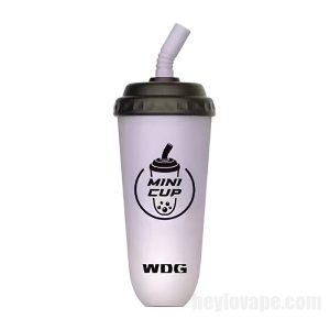 Wdg Mini Cup E-cigs Indiúscartha 5000 Puff # Taro Uachtar Reoite 15ml