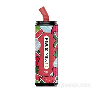 Max Miwu Coke Tin E-cigs Indiúscartha 3600 Puff # Watermelon Oighear 3%