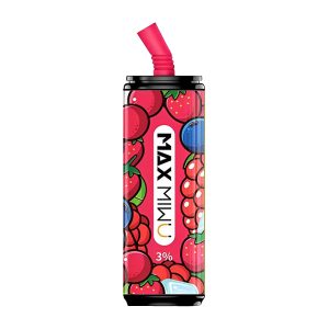 MAX MIWU Coke Tin Disposable Vape Device 3600 Puffs # Berry Ice