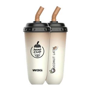 WDG Mini Cup Disposable Vape Device 5000 Puffs # Coconut Latte