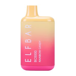 ELF BAR Disposable Vape Device BC 5000 Puffs # Rainbow Candy