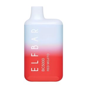 ELF BAR Disposable Vape Device BC 5000 Puffs # Red Mojito