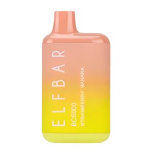 ELF BAR Disposable Vape Device BC 5000 Puffs # Strawberry Banana