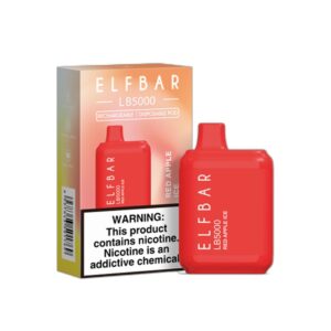 ELF BAR LB5000 Disposable Red Apple Ice 5000 Puffs 14ml