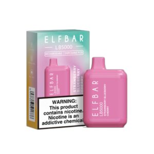 ELF BAR LB5000 Disposable Strawberry Blueberry Cherry 5000 Puffs 650mAh