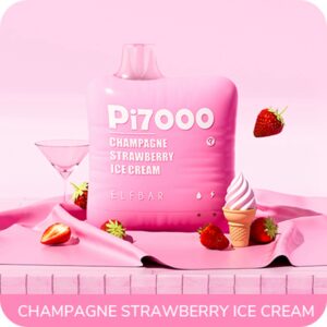 ELF BAR PI7000 Disposable Champagne Strawberry Ice Cream 7000 Puffs 17ml