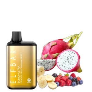ELF BAR BC5000 Ultra Disposable 5000 Puffs Dragon Fruit Banana Berry 650mAh