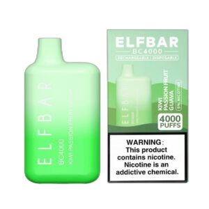 ELF BAR BC4000 Disposable 4000 Puffs Kiwi Passion Fruit Guava 11.5ml